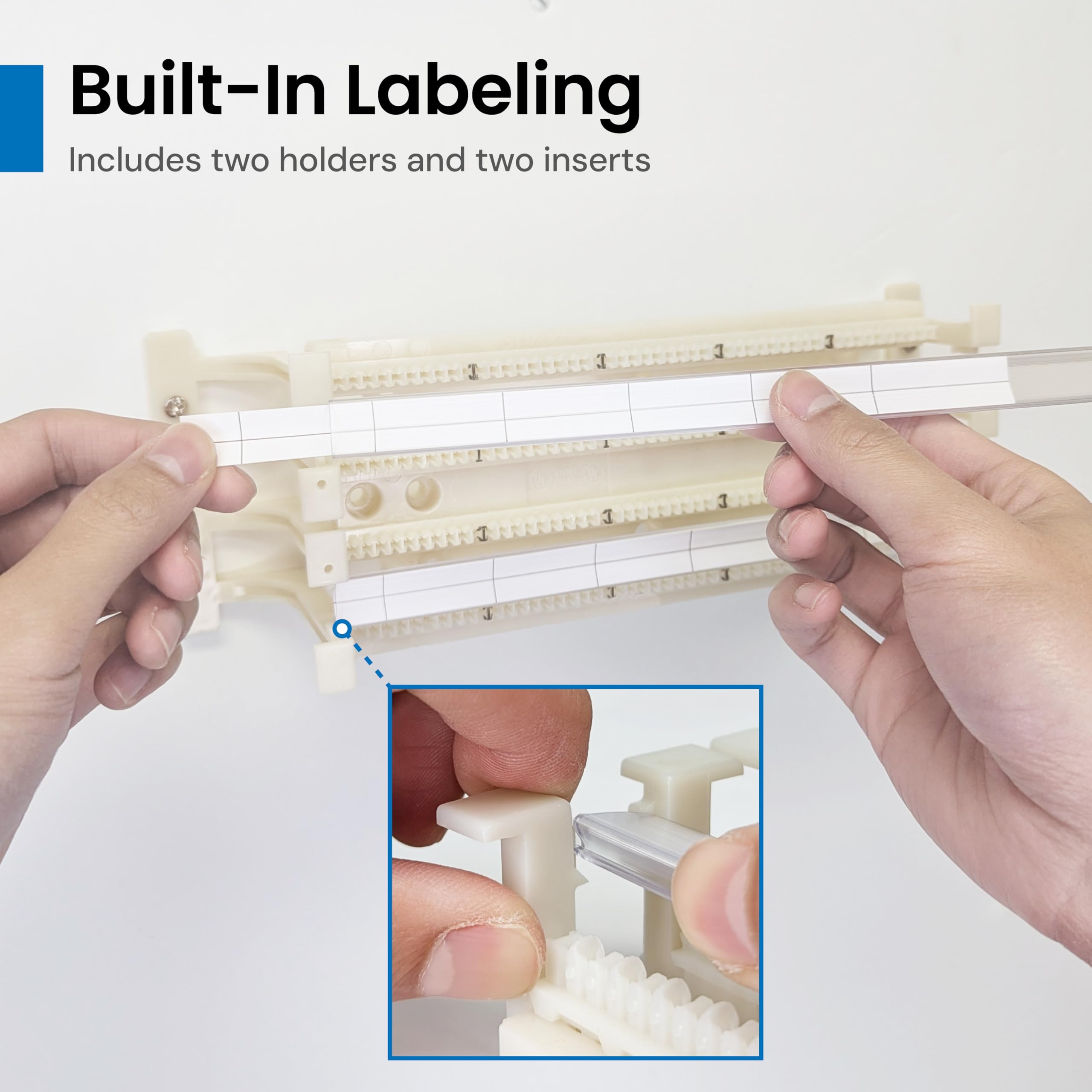 ICC 110 Connecting Block 4-Pair 100-Pack – IDC Cross Connect Clips For Voice & Data Wiring