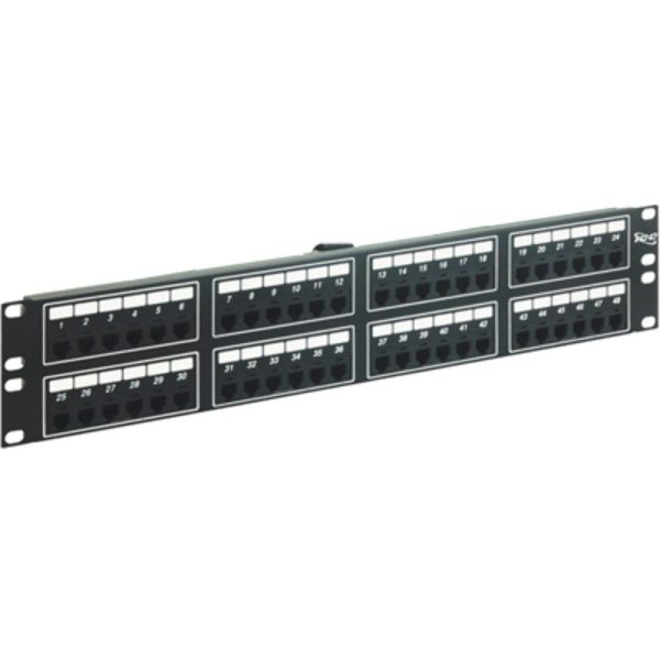 ICC Voice 6P2C Patch Panel with Male Telco in 48 Ports and 2 RMS - ICC