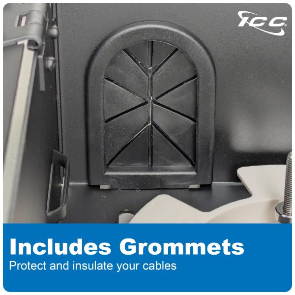 ICC Fiber Optic Wall Mount Enclosure – 4 Slots for LGX Compatible
