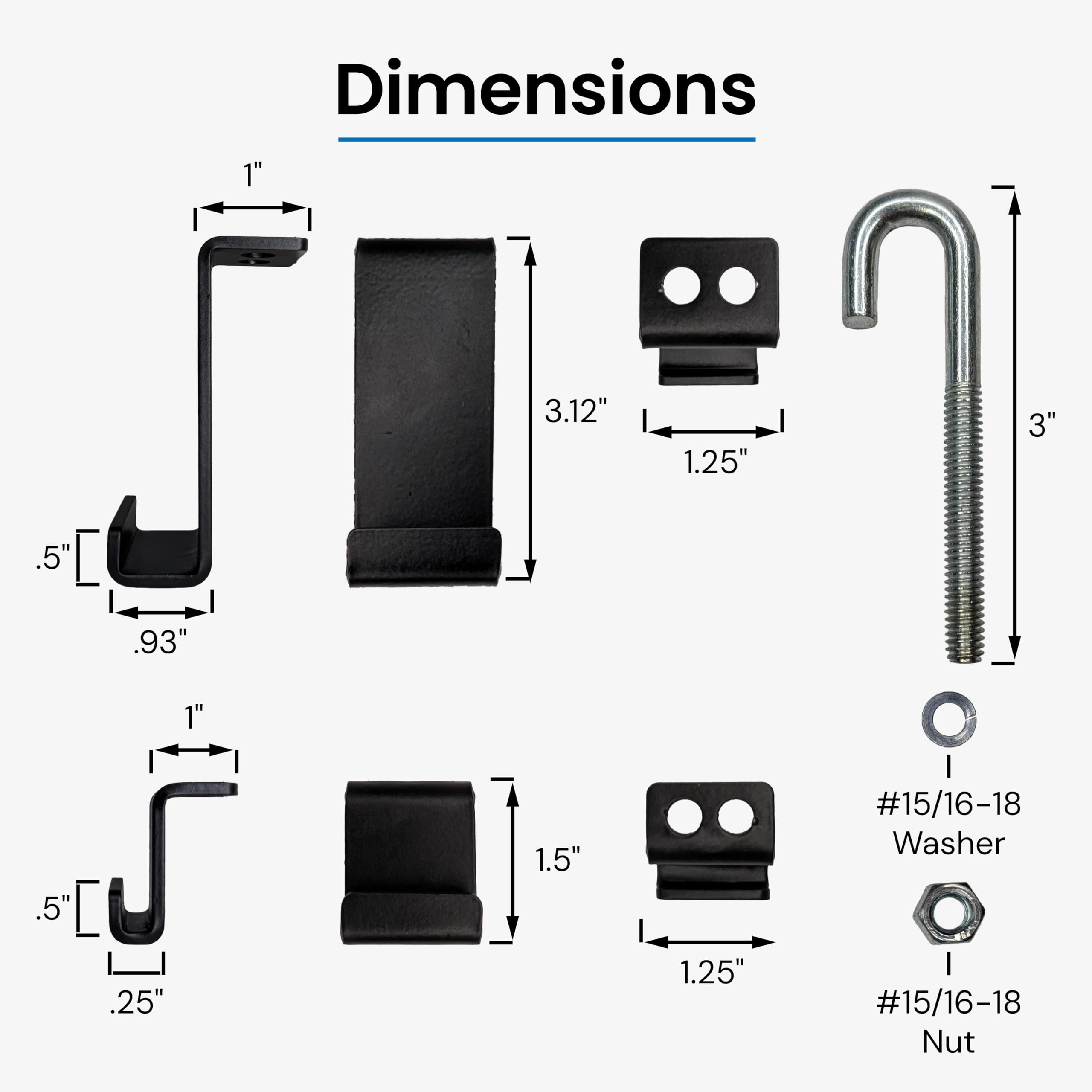 ICC Cable Runway Relay Bracket Kit – 4-Post Rack | Steel, Black Powder ...