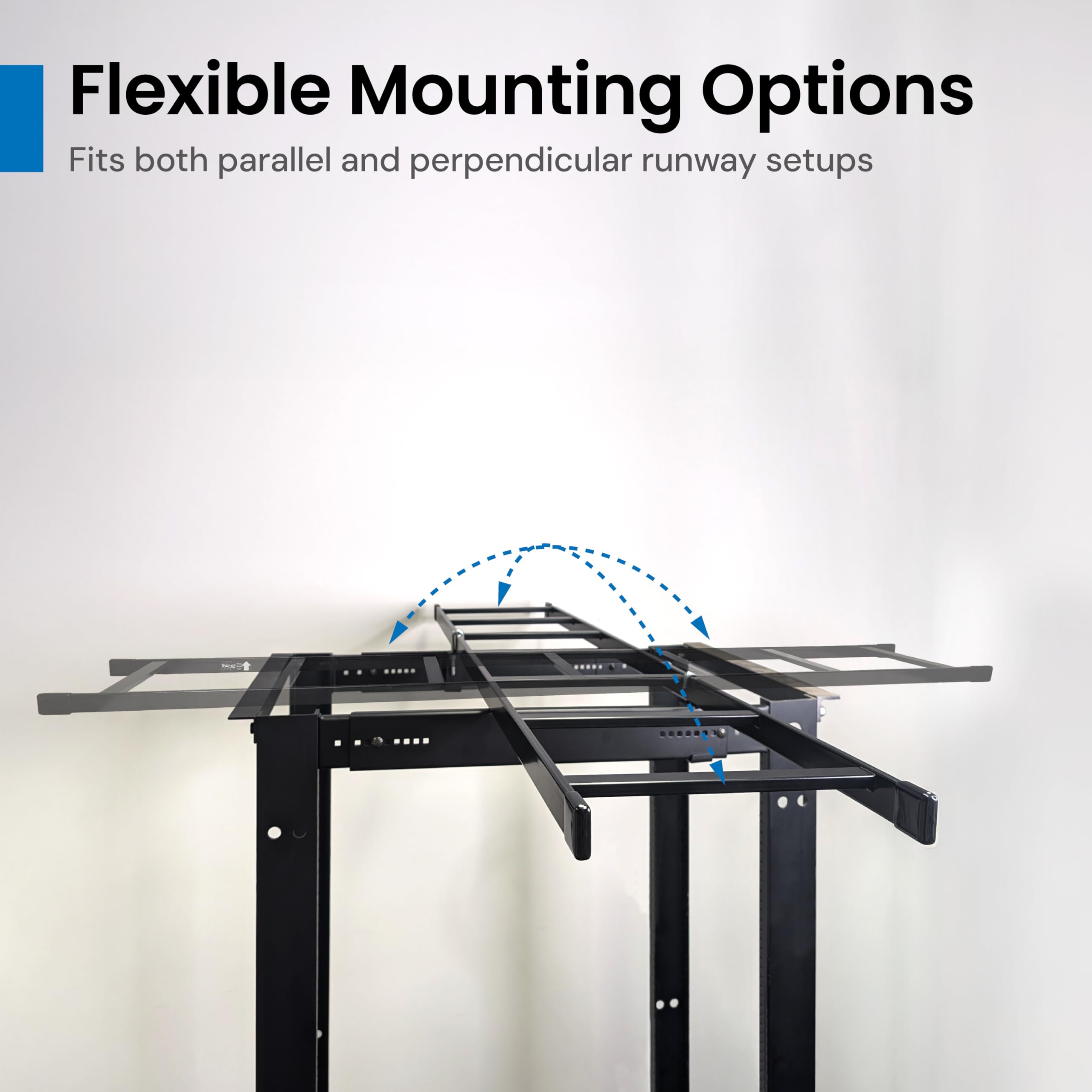 ICC Cable Runway Relay Bracket Kit – 4-Post Rack | Steel, Black Powder ...