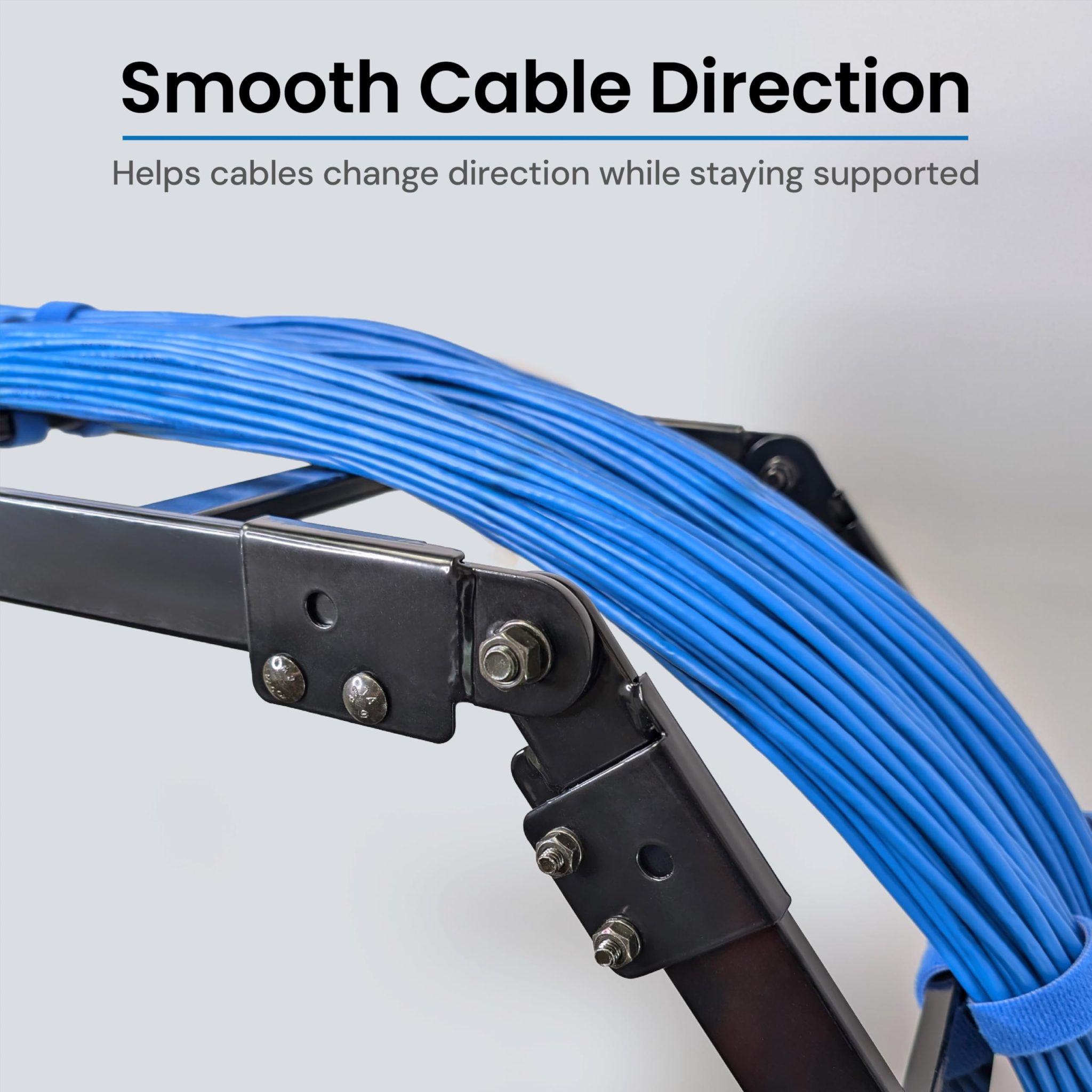 ICC Ladder Rack Swivel End Splice Kit – 2-Pack | Steel, Black Powder ...