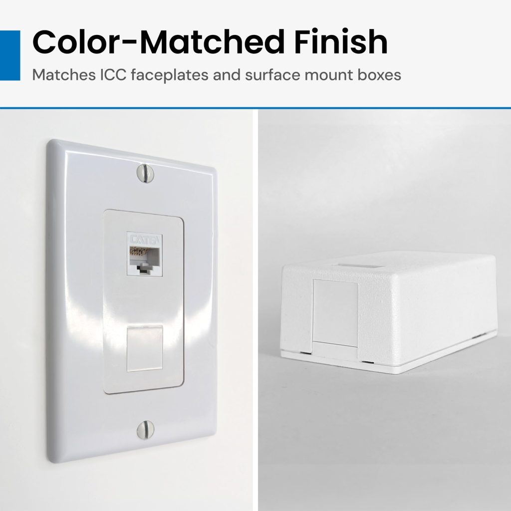 ICC Blank Fill-In Module Insert for HD Style Work Area Outlets - ICC