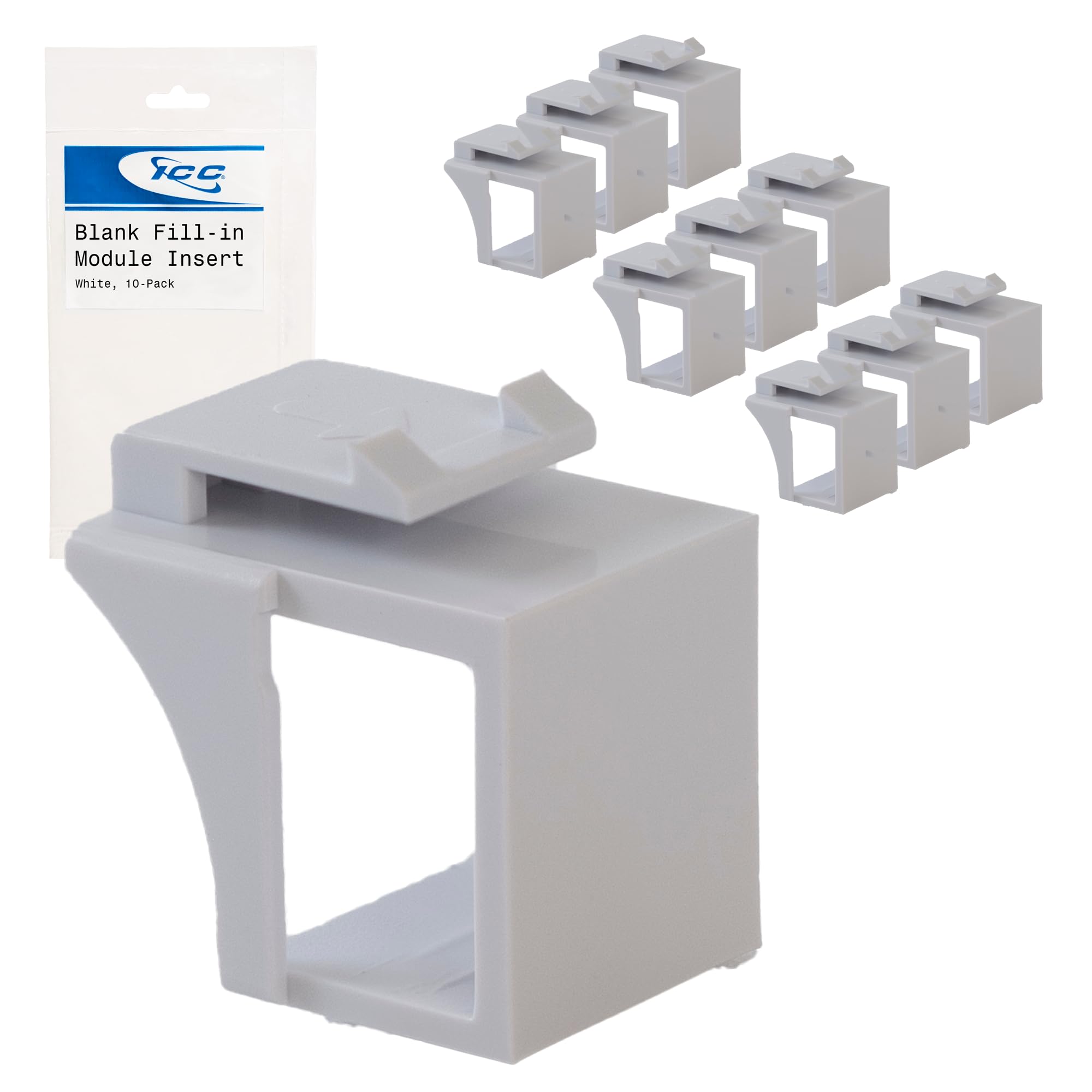 ICC Blank Fill-In Module Insert for HD Style Work Area Outlets