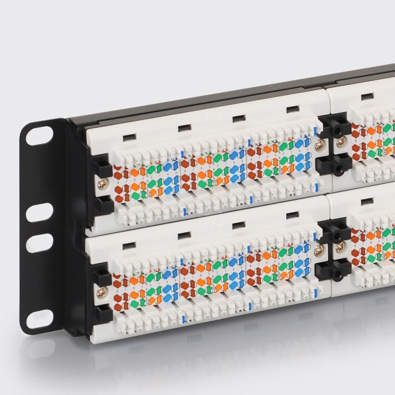 CAT6 Patch Panel with 48 Ports and 2 RMS - ICC