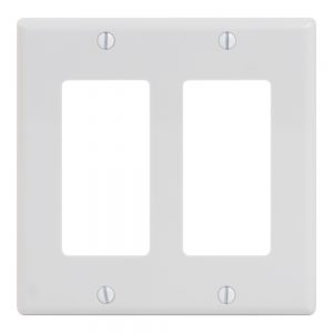 Decorex Faceplate 2 Insert Double Gang IC107DFDWH
