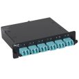 icfc12ml1g-lc-mpo-fiber-optic-lgx-cassette-aqua-multimode-adapters-12-om3-fibers