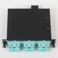 icfc12ms1g-sc-mpo-fiber-optic-lgx-cassette-aqua-multimode-adapters-12-om3-fibers-top