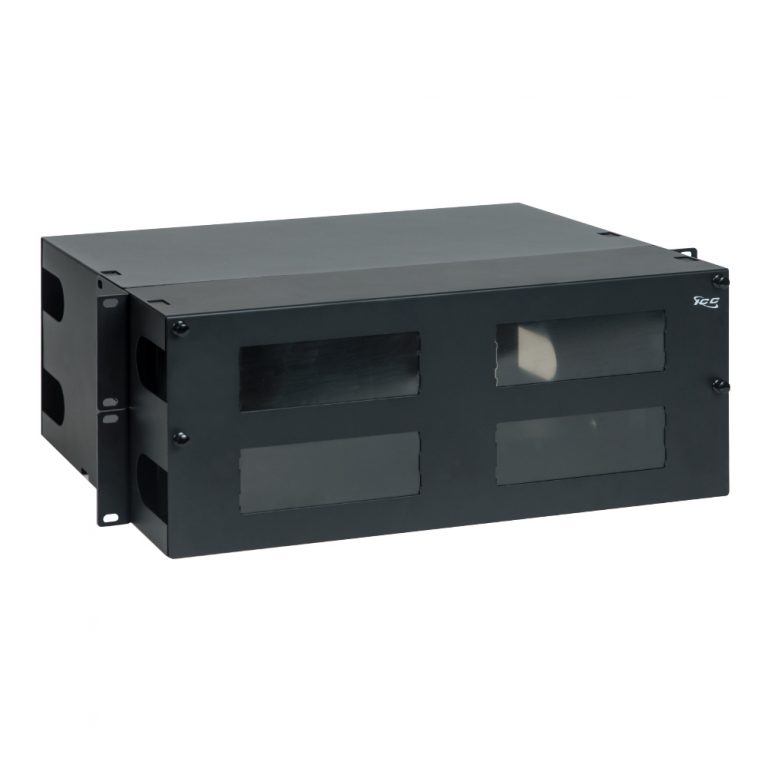 Classic 4 RMS Fiber Optic Rack Mount Enclosure with 12 Slots for LGX ...