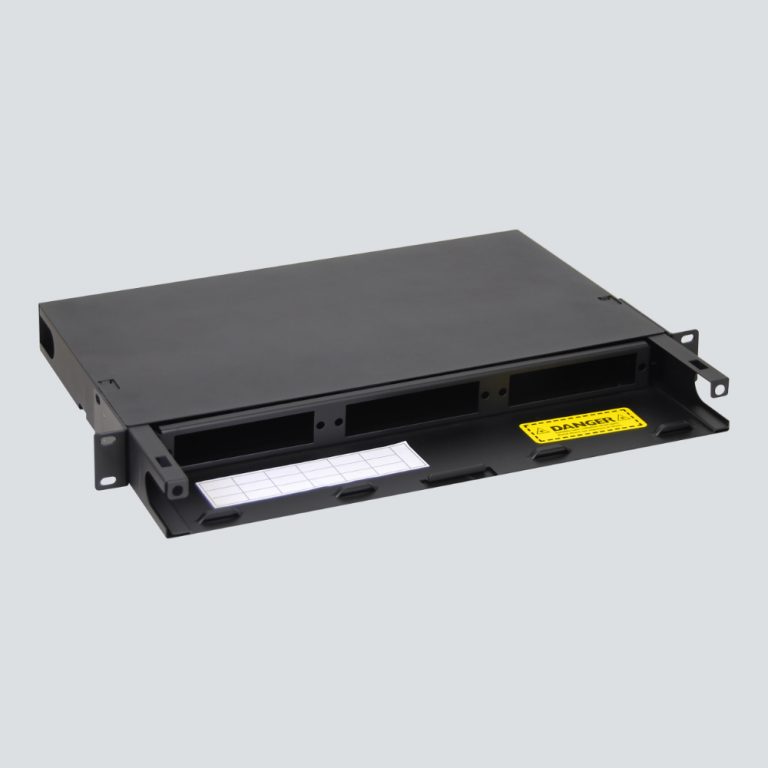 ICC 1U Fiber Optic Rack Mount Enclosure - 3 Slots for LGX Compatible ...