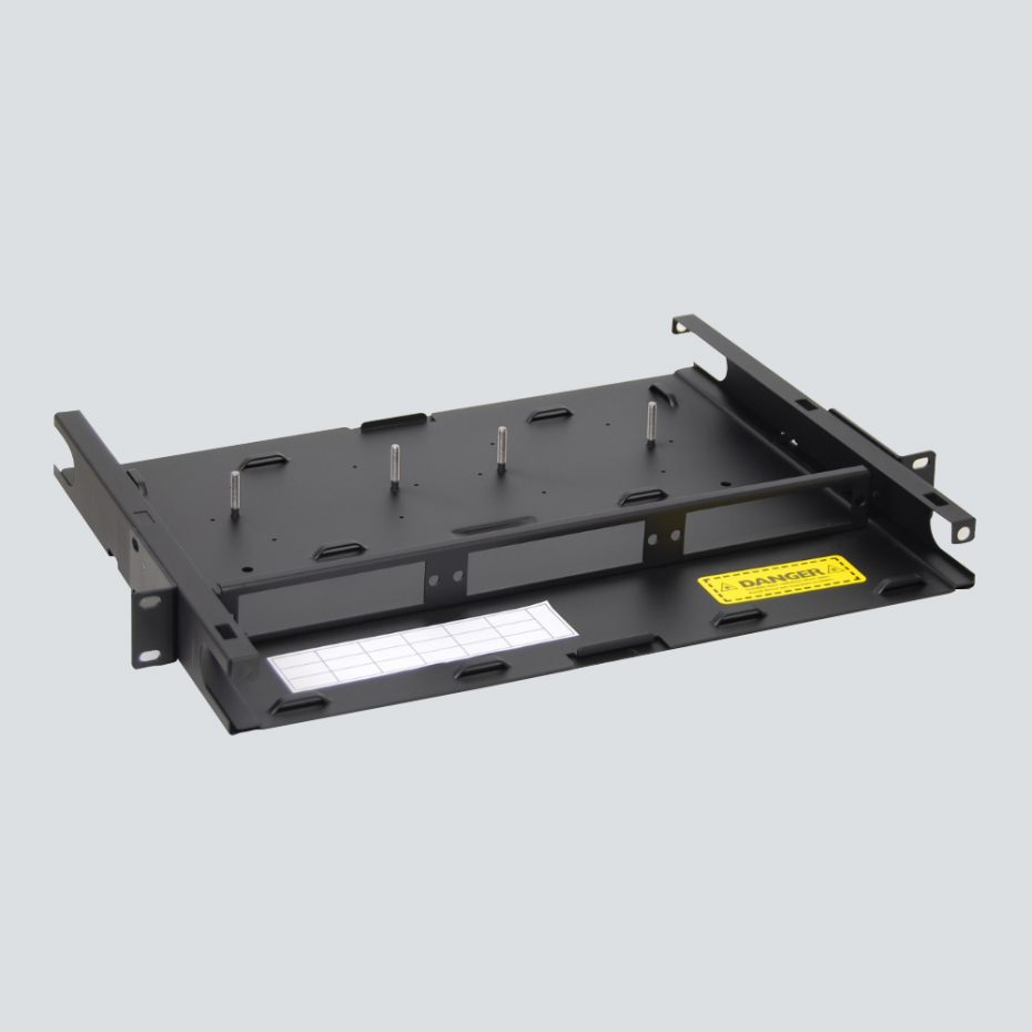 ICC 1U Fiber Optic Rack Mount Enclosure - 3 Slots for LGX Compatible ...