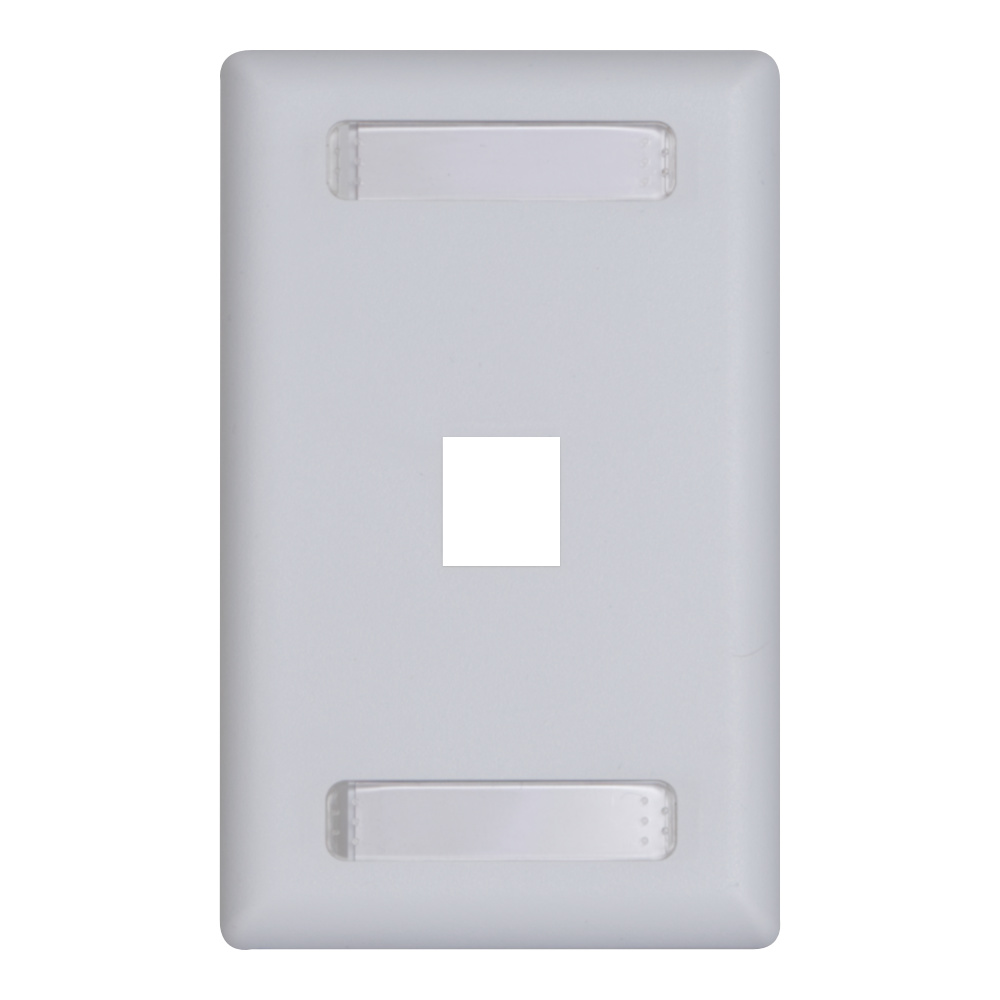 thumbnail image 2 of Panduit Mini-Com Single Gang Faceplate - 2 Module Space - CFPE2IWY - Lot Of 10 - NEW 2 of 4