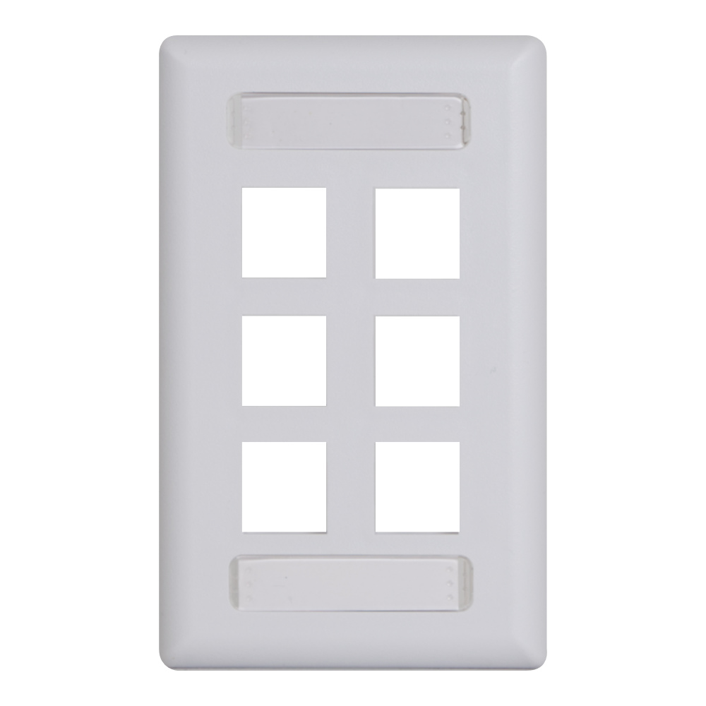 station-id-faceplate-6-ports-