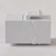 Voice RJ45 Keystone Coupler Pin 1-1 HD Style Side IC107C6RWH