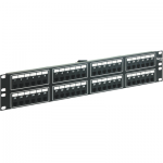 Voice 8P2C Patch Panel with Male Telco in 48 Ports and 2 RMS