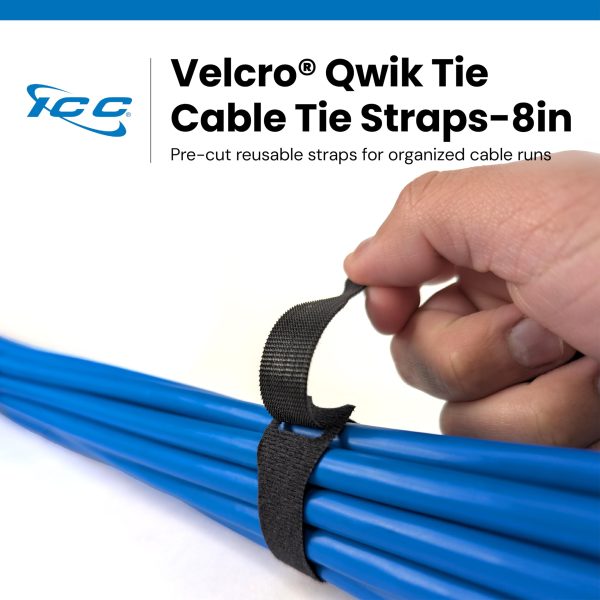 SYOSI Velcro Cable Ties, 10m Adjustable Velcro Cable Straps Heavy Duty With 50 Buckles, 2 Pcs Free Cut Self Hook And Loop Securing Strap For Cable Tidy, Wire Management, Cord Organiser - View #3