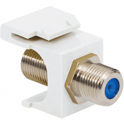 F-Type Keystone Jack with 3 GHz Nickel Plated Connector for HD Style