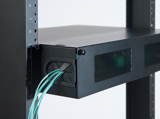 Image of High Density Fiber Optic Enclosure with windows and grommets