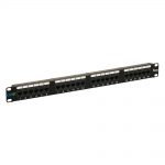 CAT5e Patch Panel with 24 Ports and 1 RMS