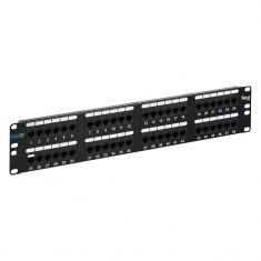 CAT 5e Patch Panel with 48 ICMPP0485e 1000 Ports and 2 RMS
