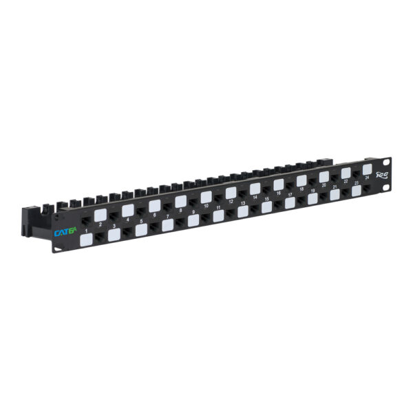 CAT6A UTP Patch Panel with 24 Ports and 1 RMS ICMPP246AU