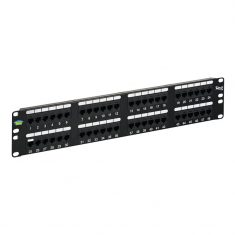 Voice USOC Patch Panel with 48 Ports and 2 RMS ICMPP048U6