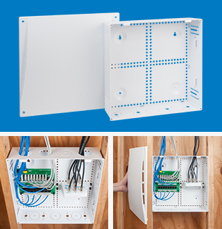 14 inch Plastic Model Residential Media Enclosure for Wireless Networks