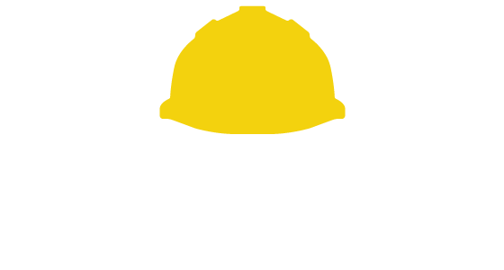Contractor in a face mask