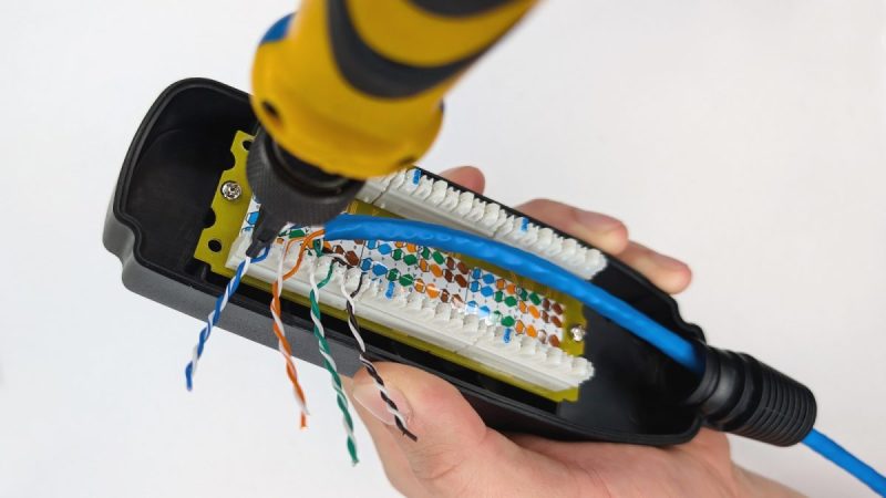 CAT6 Mobile Patch Box 110 Termination