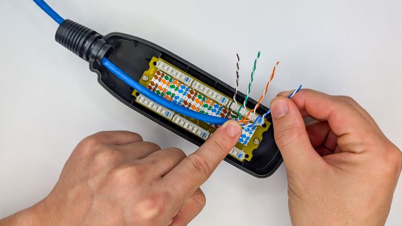 CAT6 Mobile Patch Box 110 Wiring